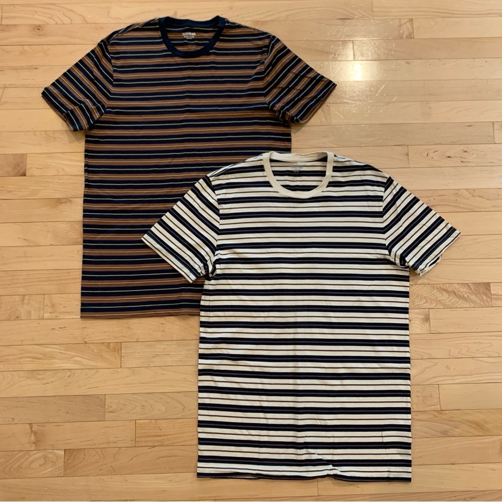 Goodthreads men’s size medium tall MT short sleeve shirts set of 2